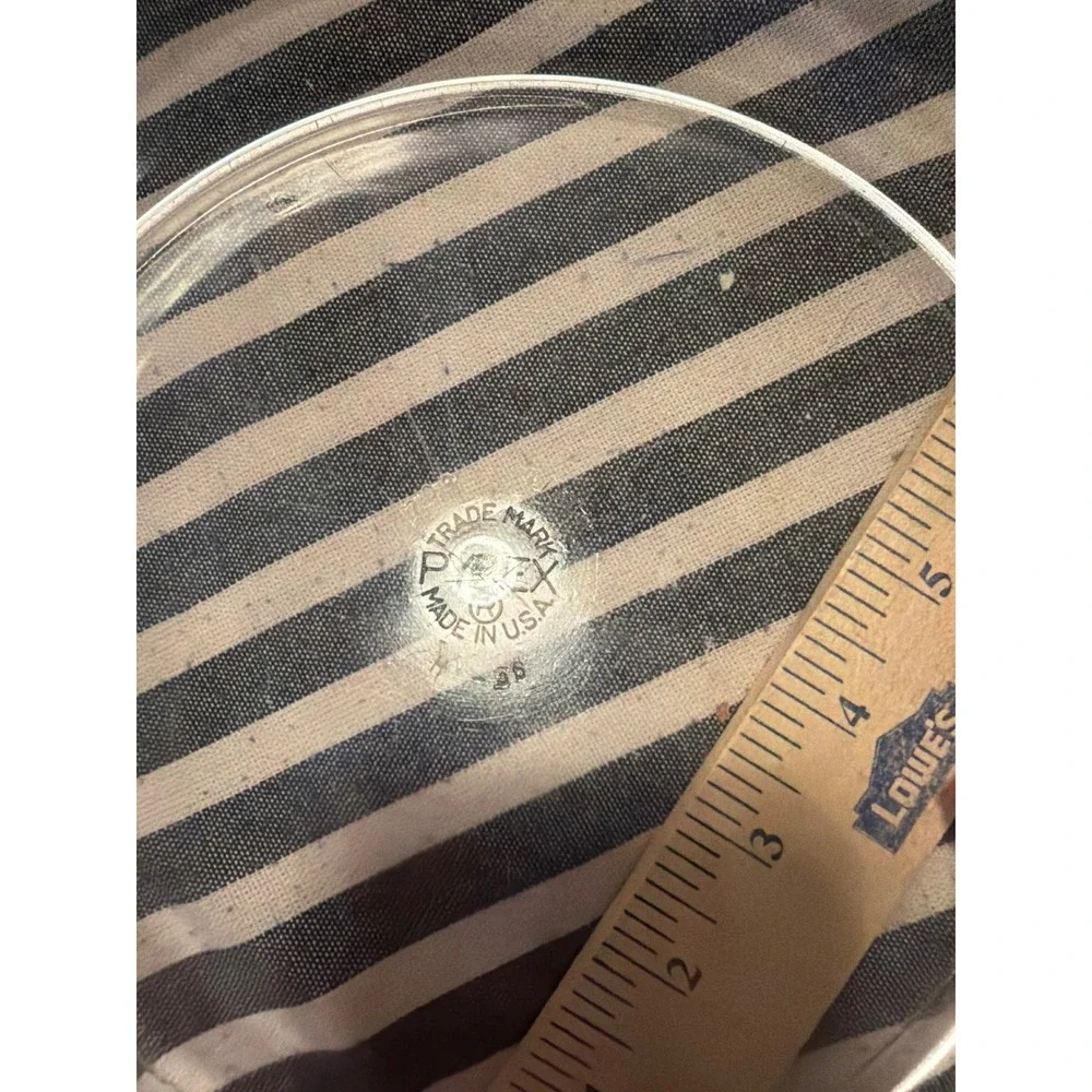 Pyrex vintage clear