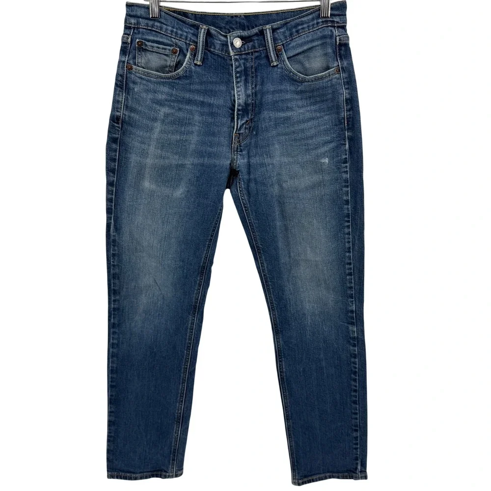 Levi's 541 Athletic Taper Jeans Mens 32x30 Blue Medium Wash Stretch Denim