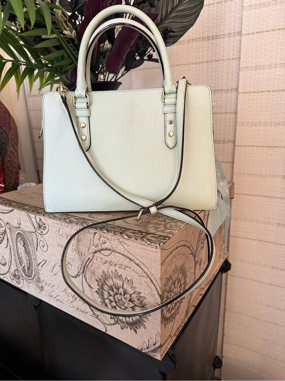kate spade structured mulberry