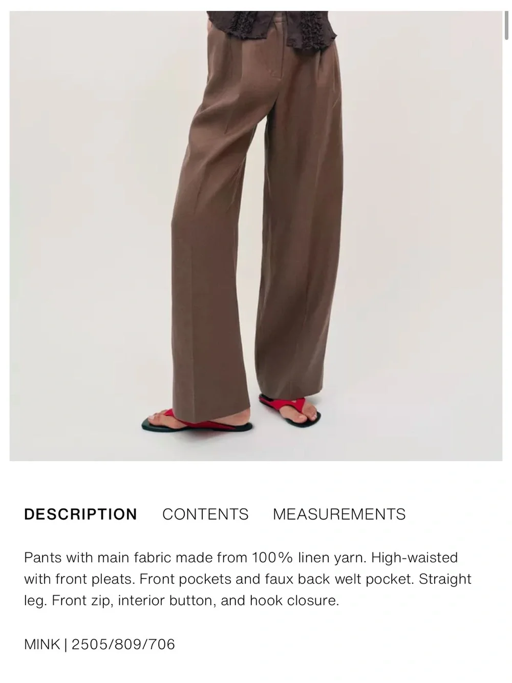 Zara beautiful linen