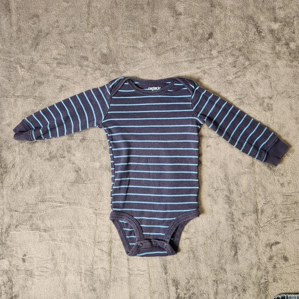 Wrangler Jeans Baby Boy Clothes 7 pc Lot 9 Mts Outfits Carters Bodysuits
