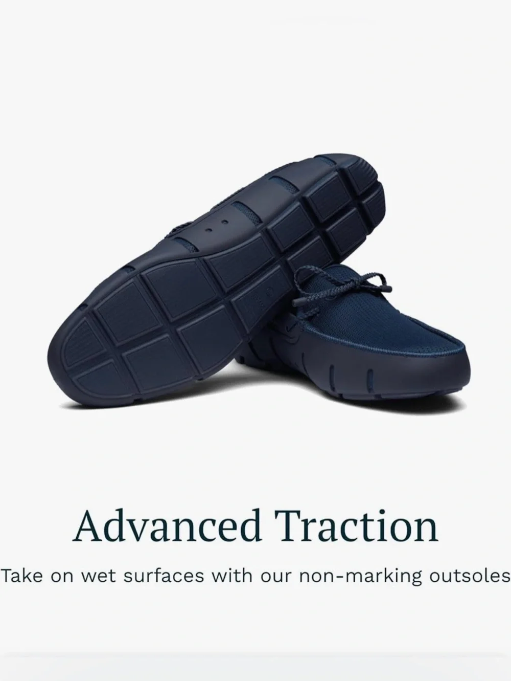 Swims Navy Traction Drainage Sole Water Loafers Boat Shoes Men’s 9
