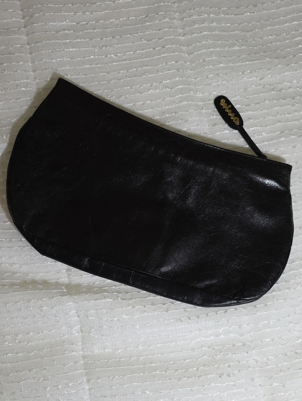 Vintage Colorblock Leather Wristlet Clutch - Yellow, Teal & Red Quiet Luxury