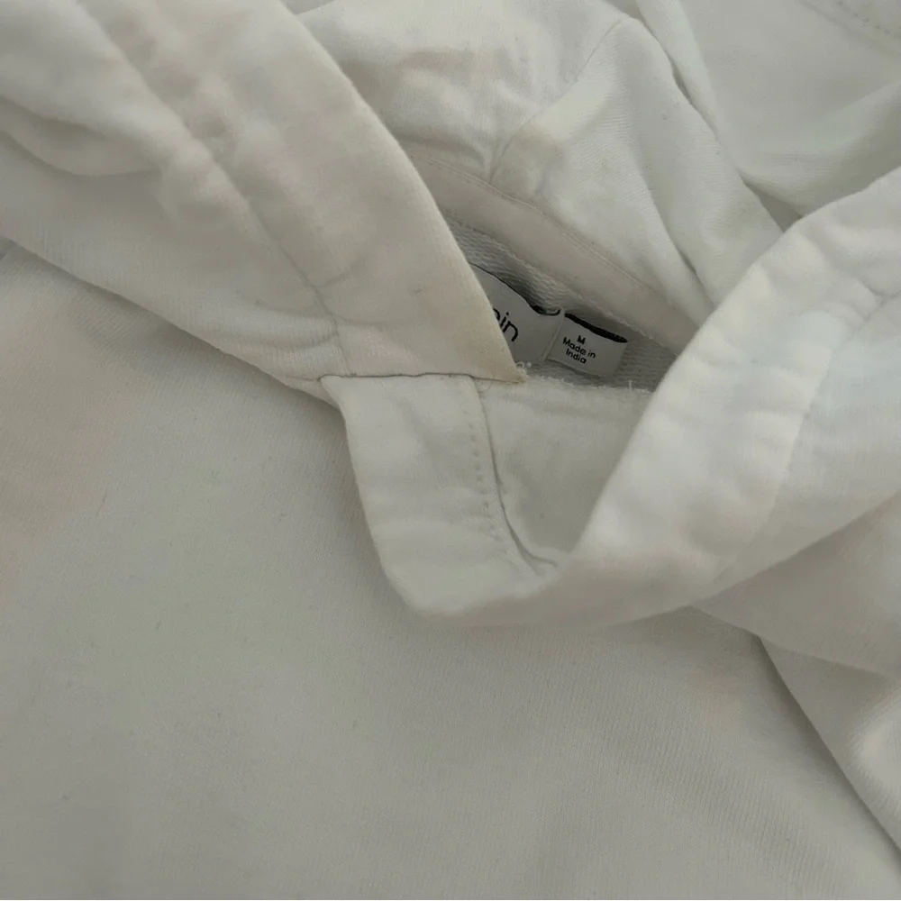 Calvin Klein White Hoodie