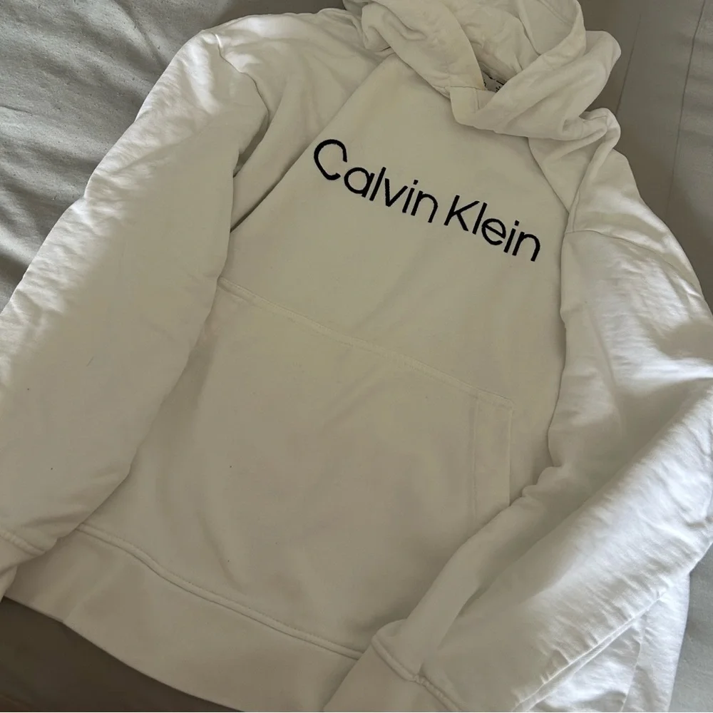 Calvin Klein White Hoodie
