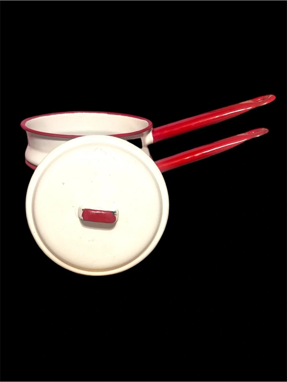 Vintage red white