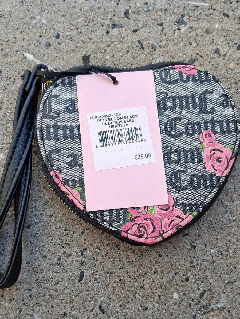 Juicy Couture heart shaped