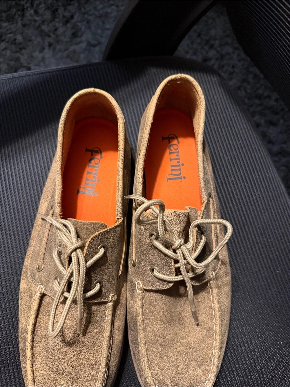 Ferrini suede upper