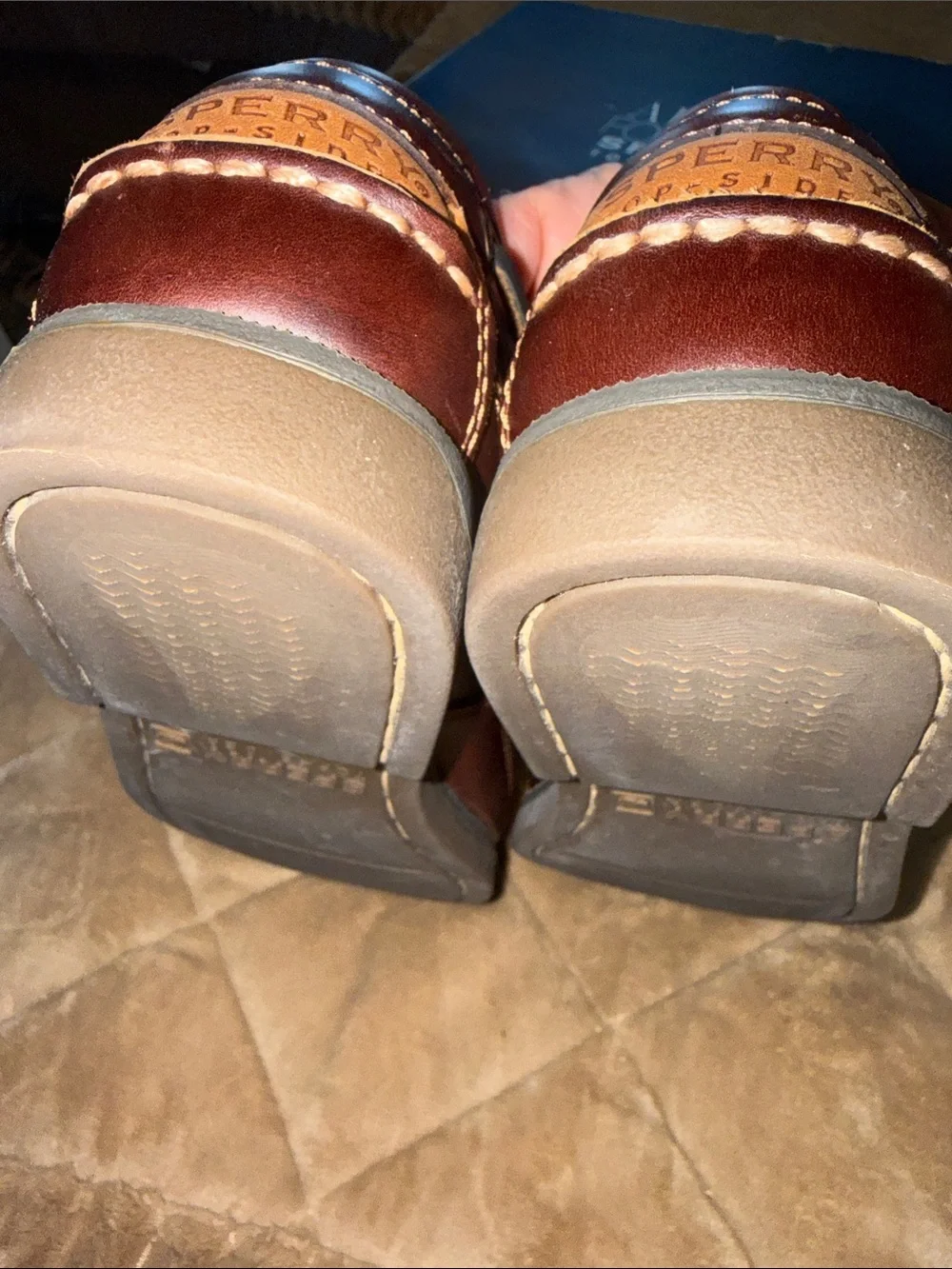 Sperry Mako Men's Dark Brown Leather Boat Shoes - Classic Deck Moc