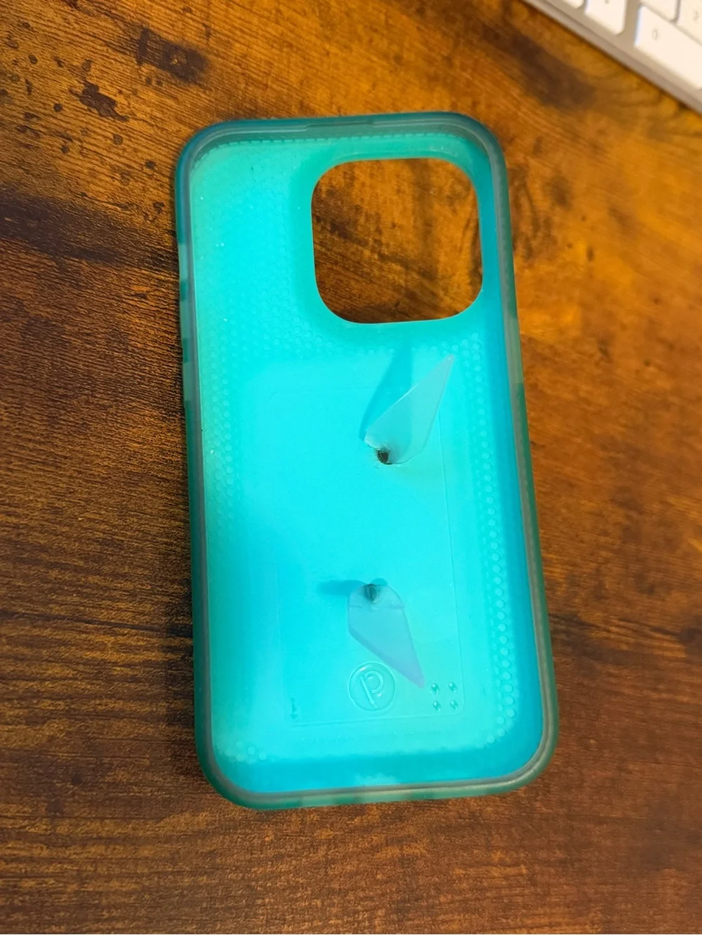 Loopy Case Light Blue iPhone Case with Finger Strap and Pouch