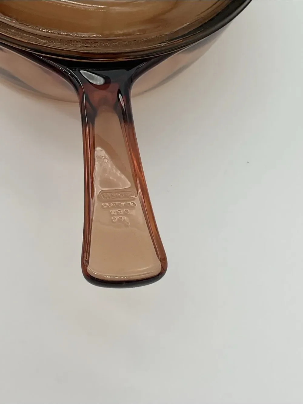 Corningware smooth amber handle