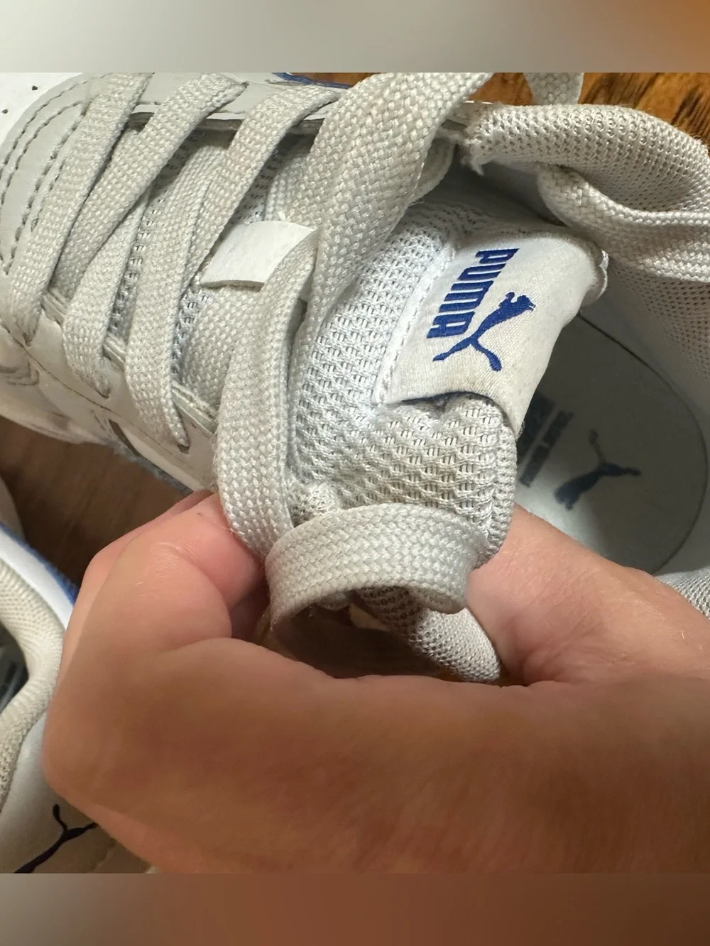 Puma cushioned as blue