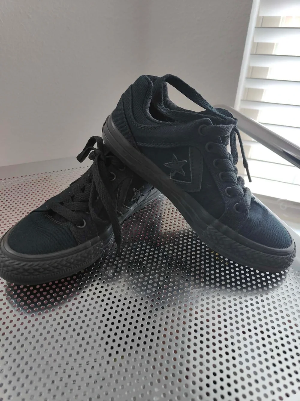 Converse Kids Black Low-Top Sneakers