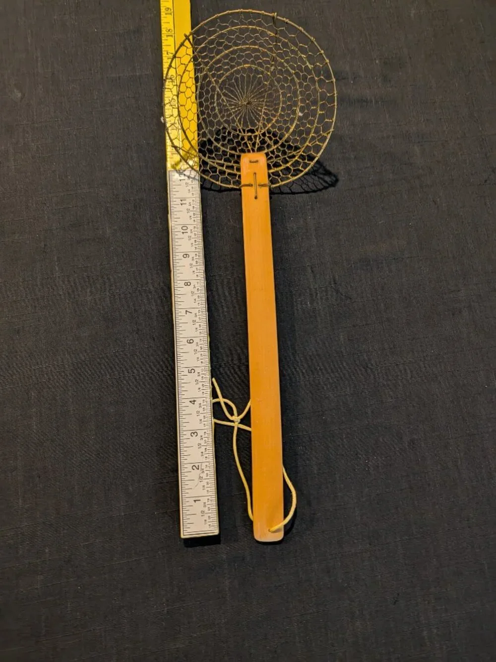 Vintage Wire Skimmer Spider Strainer Kitchen Tool