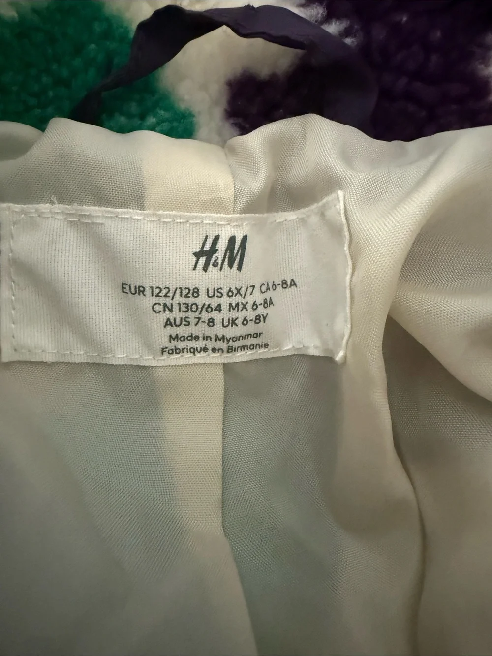 H&M plush sherpa