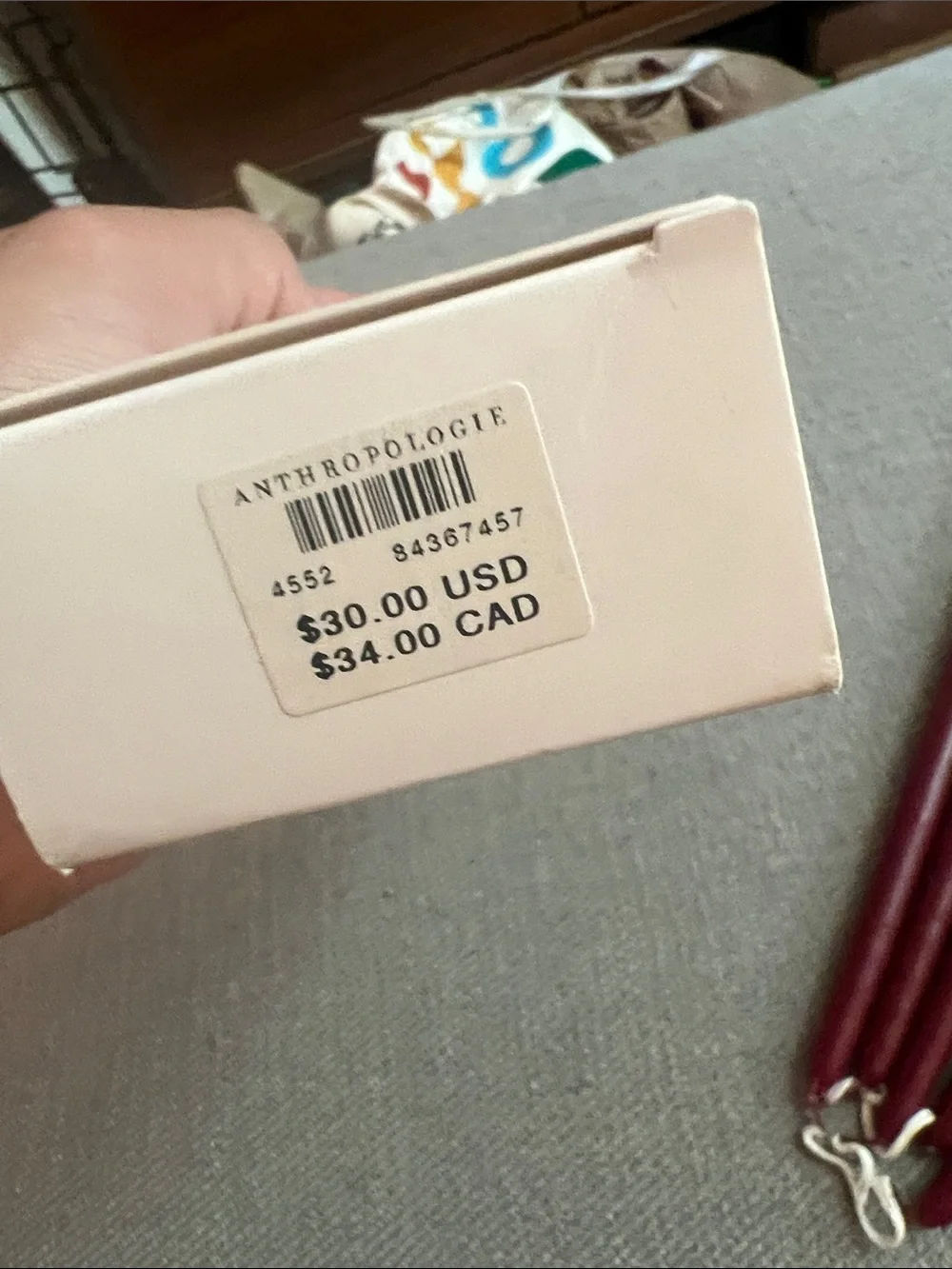 Anthropologie burgundy mini