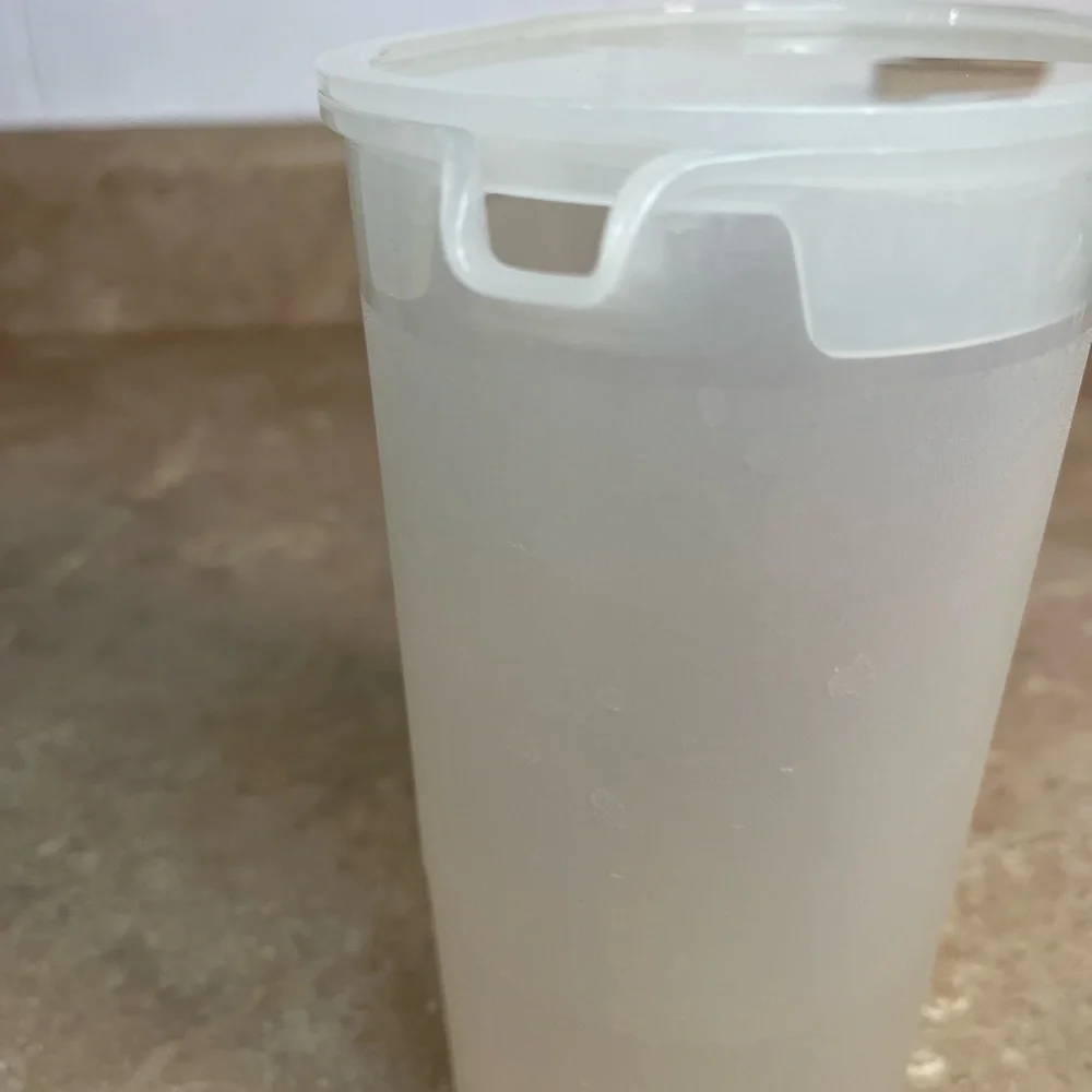 Tupperware clear pitcher