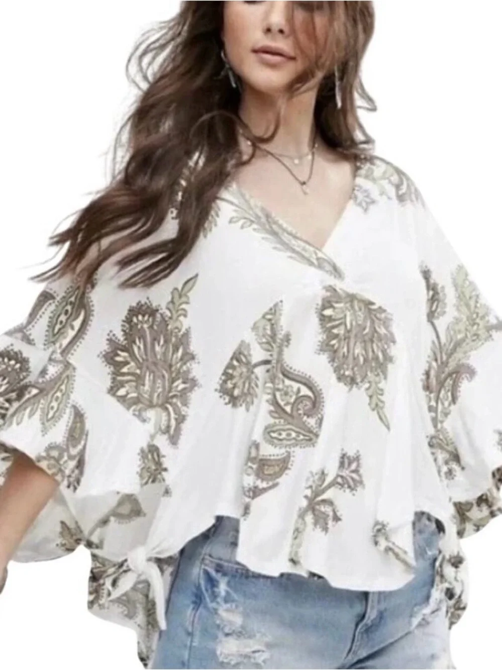 Free People flowy white