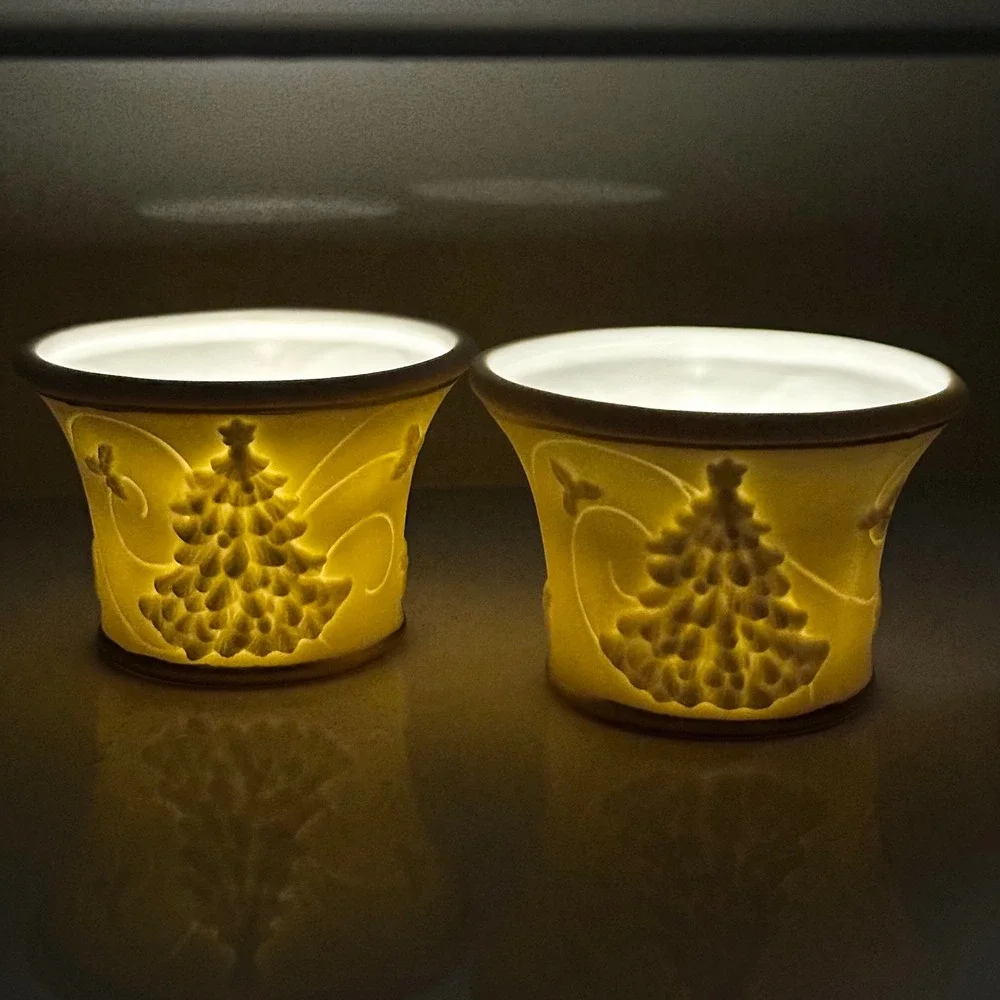 Yankee Candle Co. pair vintage