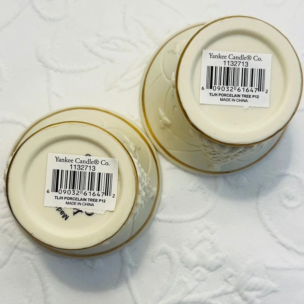 Yankee Candle Co. pair vintage