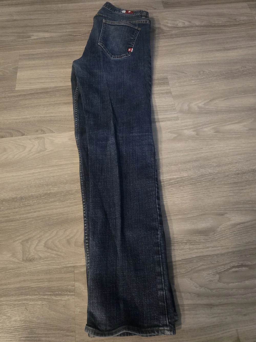 DC Men's Straight Jeans in Dark Blue Denim