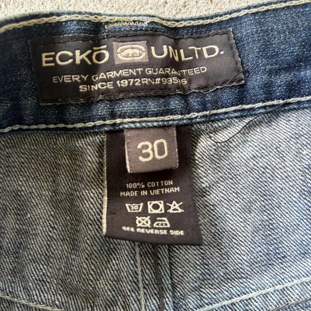 Ecko Unltd. Men's Dark Wash loose fit Denim Jeans Size 30x28