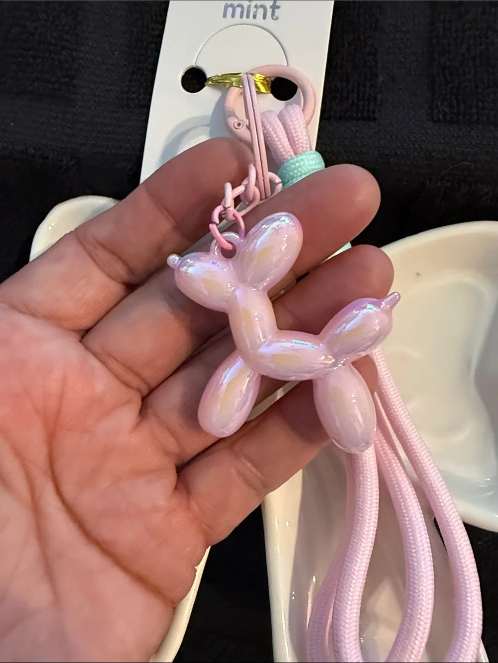 Mint glossy pink