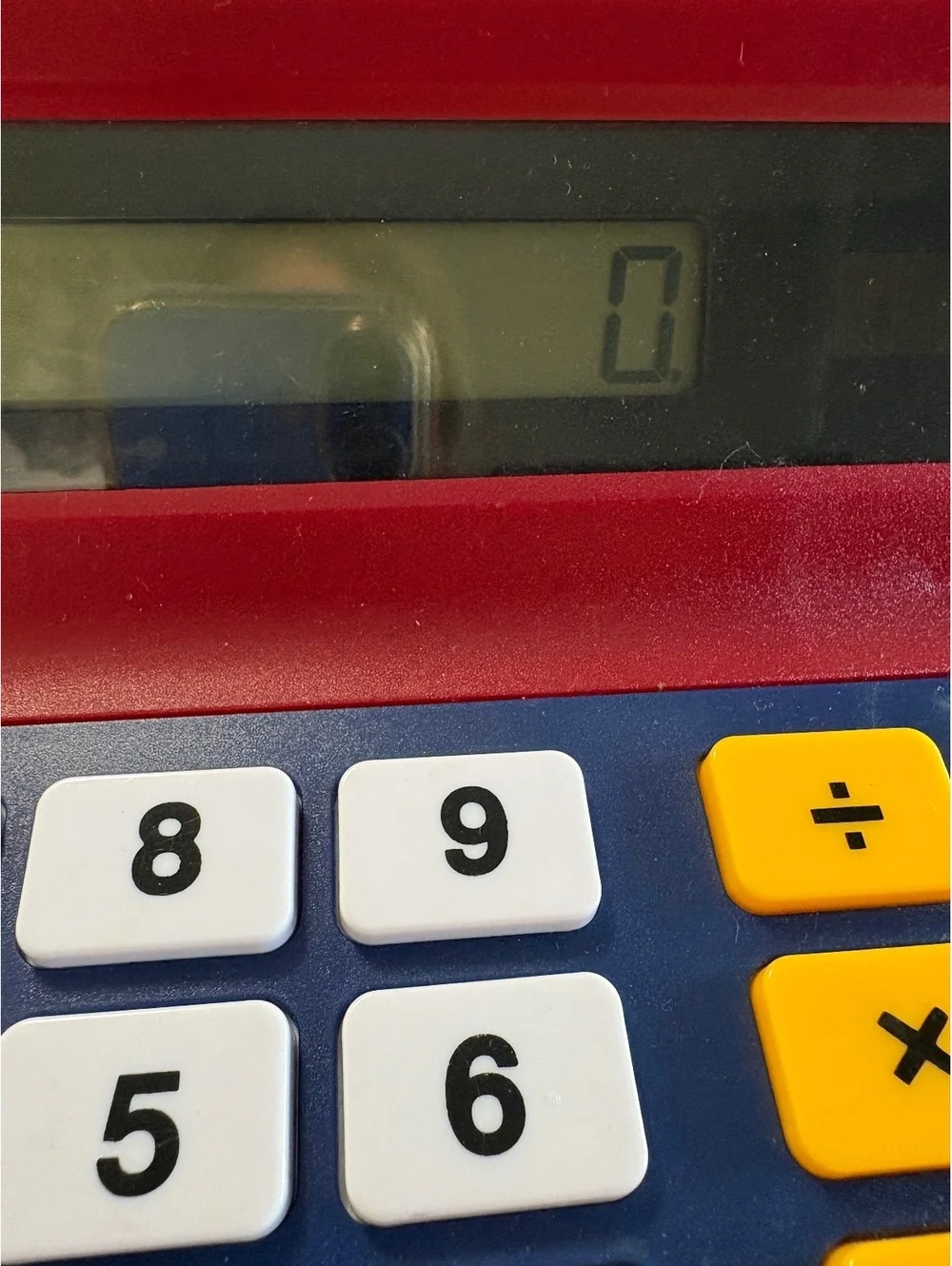 Learning Resources red toy play cash register