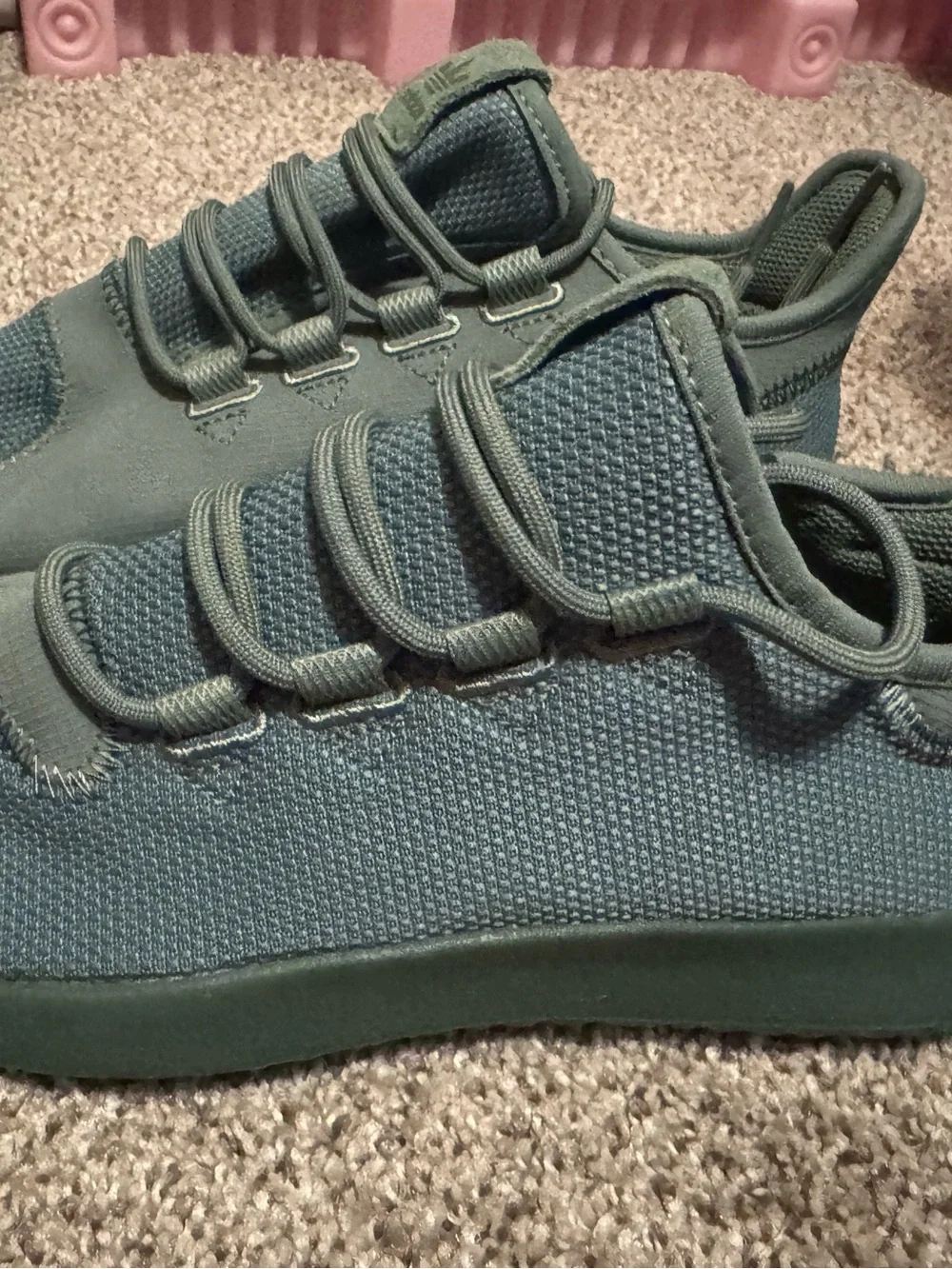 adidas Originals Tubular Shadow J Men's Olive Green Sneakers