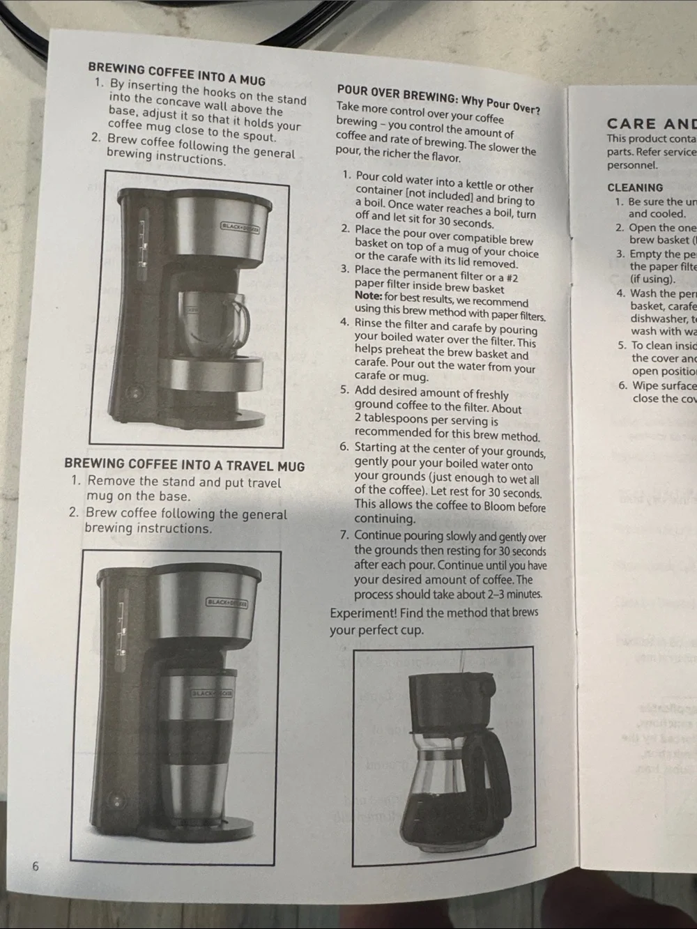 Black + Decker 4 in One Coffee and Elite Gourmet