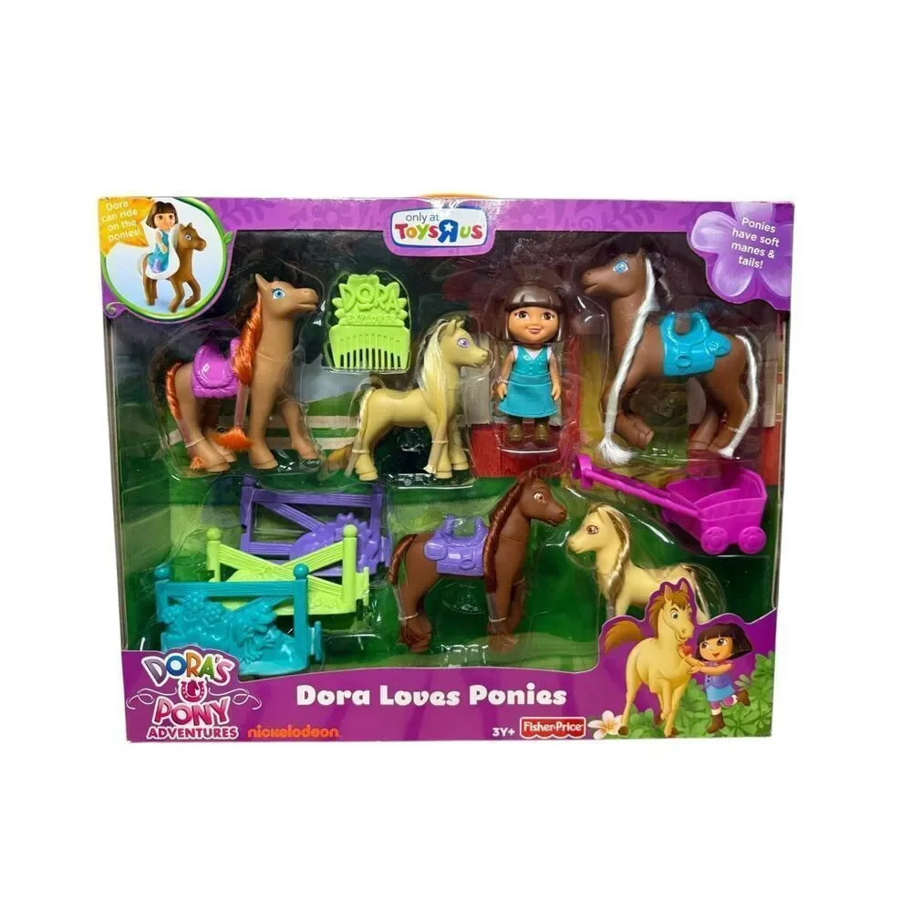 Fisher Price Dora the Explorer Dora Loves Ponies Pony Adventure Toys R Us NEW‎