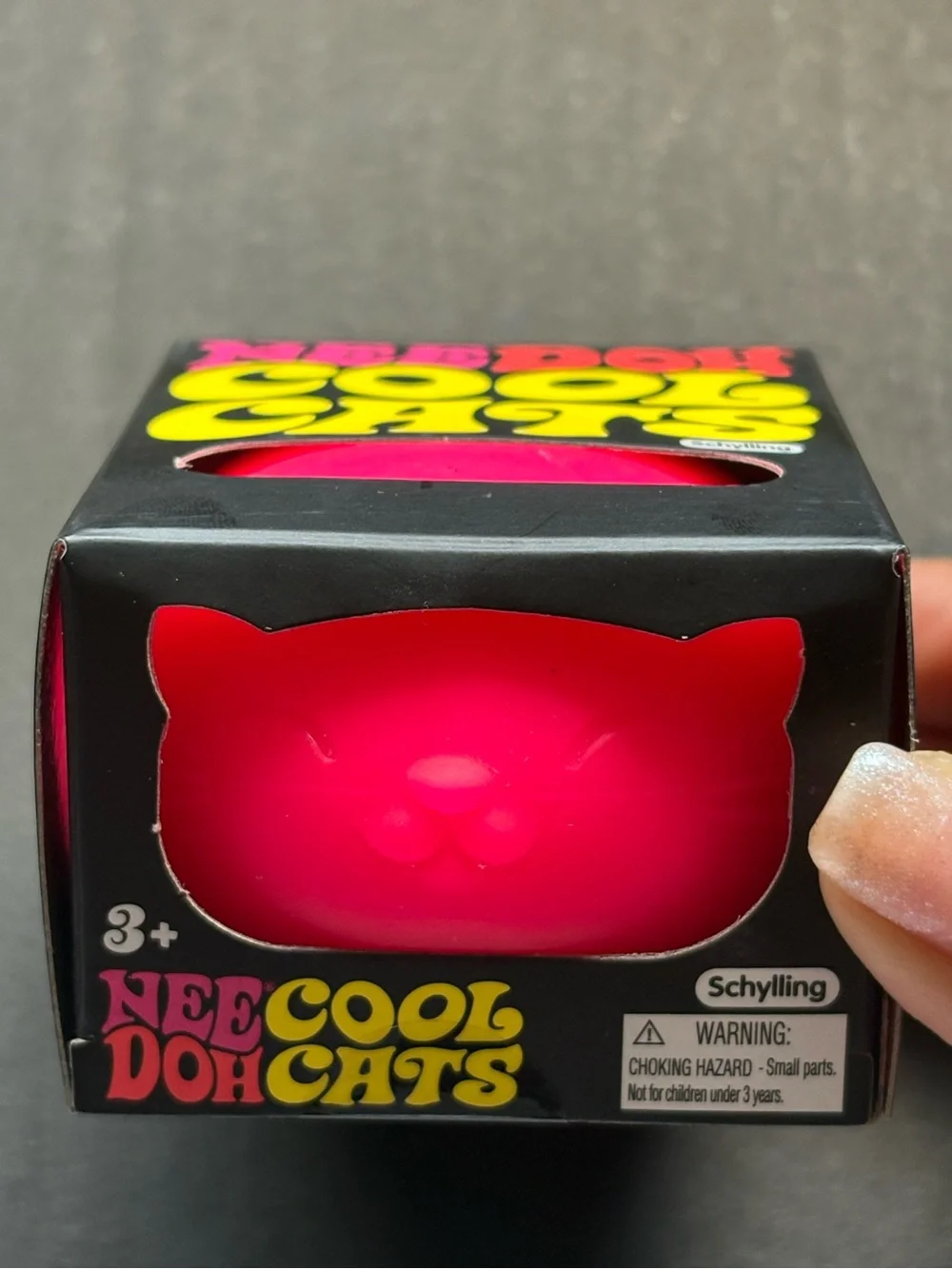 NeeDoh Cool Cats Pink Squeezable Toy