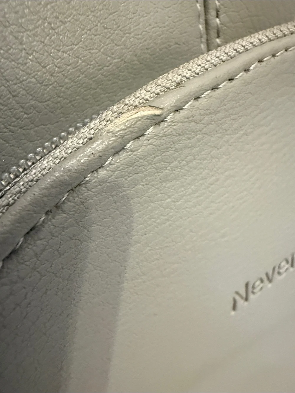 Nevenka Light Gray Women's Backpack Purse
