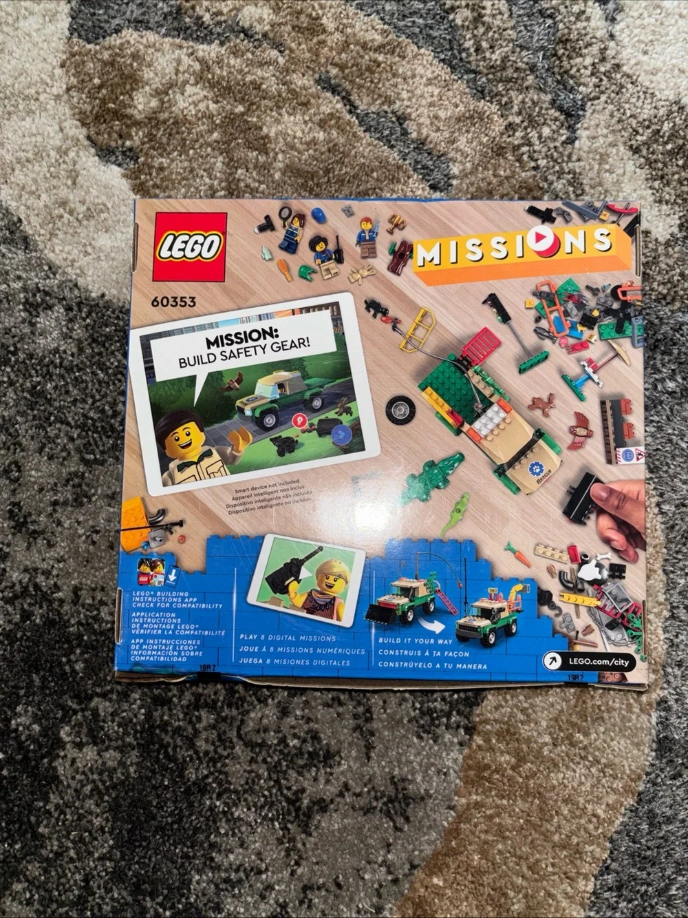 LEGO City Missions Wild Animal Rescue (Blue, Green, Tan)
