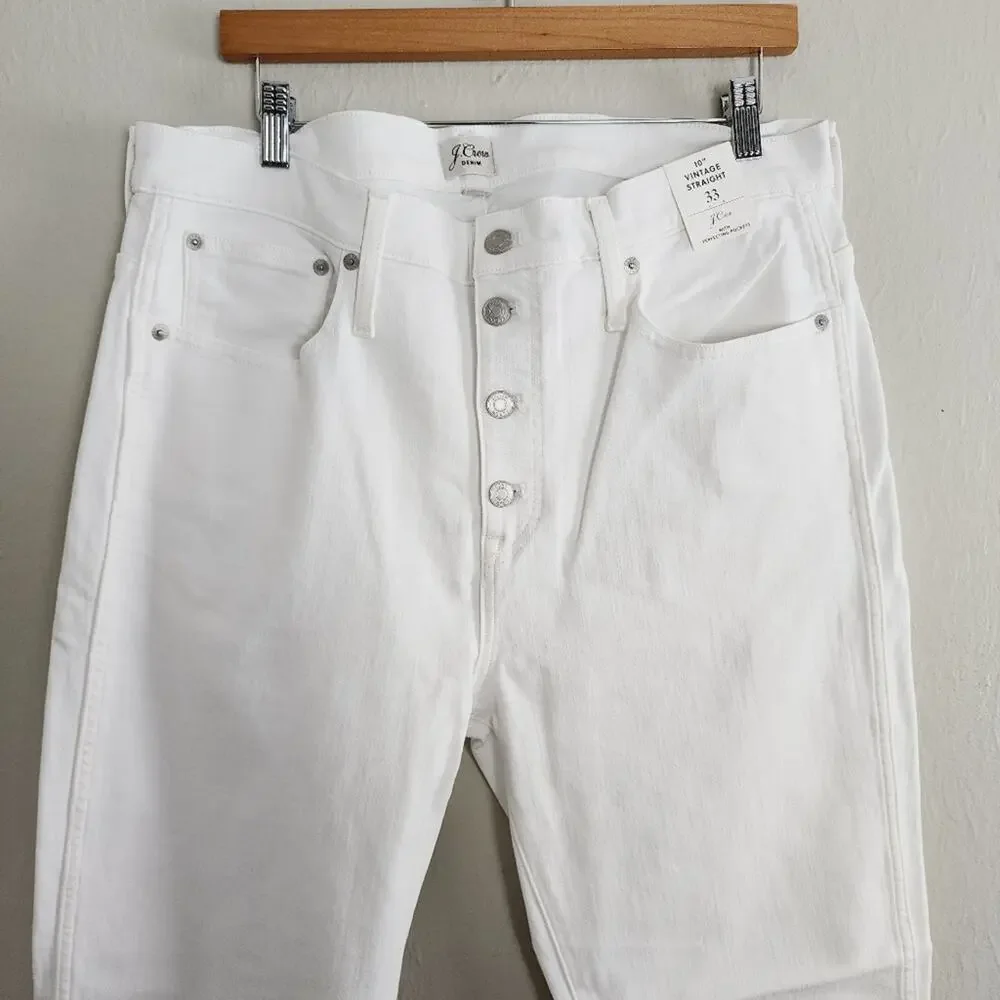 J.Crew NWT White Vintage 10