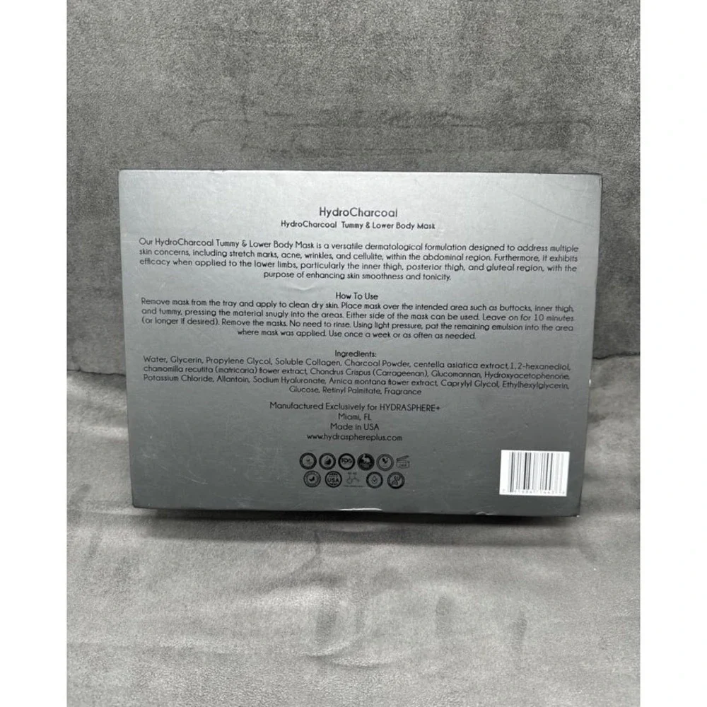 Hydrasphere+ HydroCharcoal Tummy & Lower Body Mask