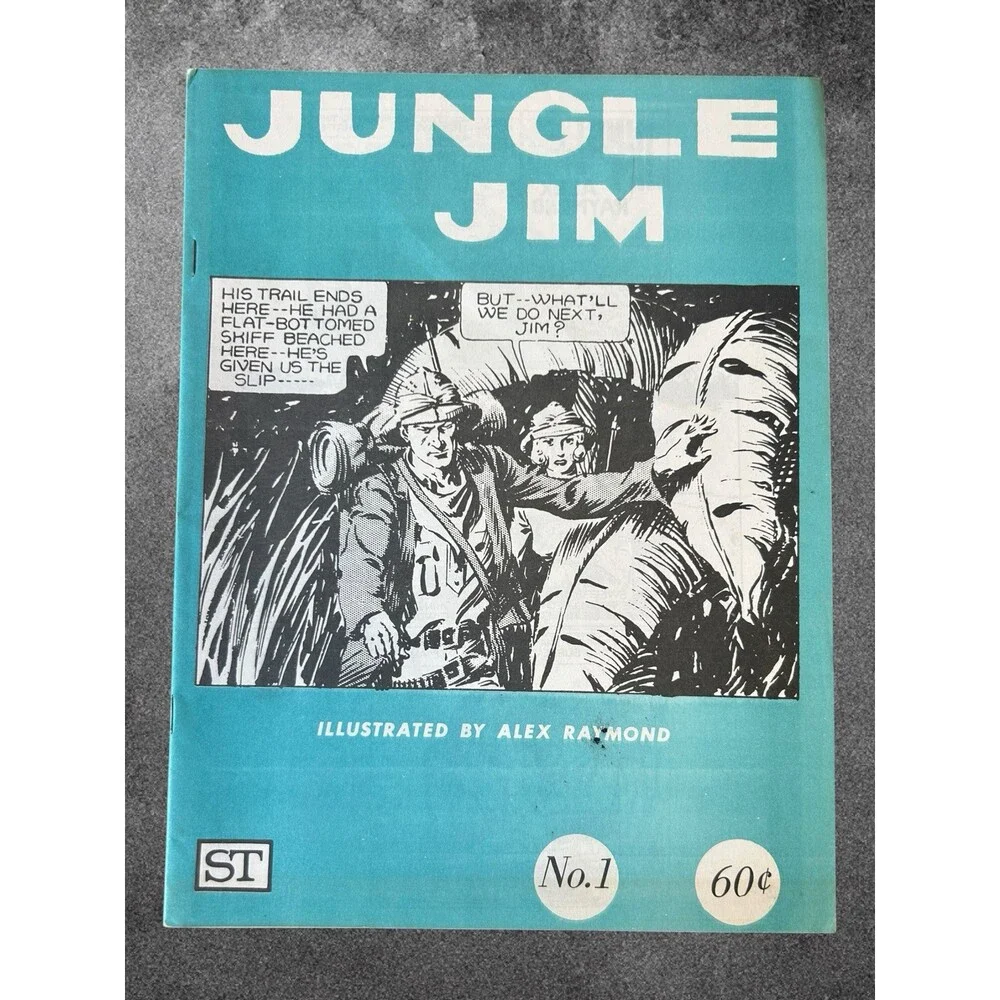 Jungle Jim No.1 1972 Street Enterprises Alex Raymond Reprint