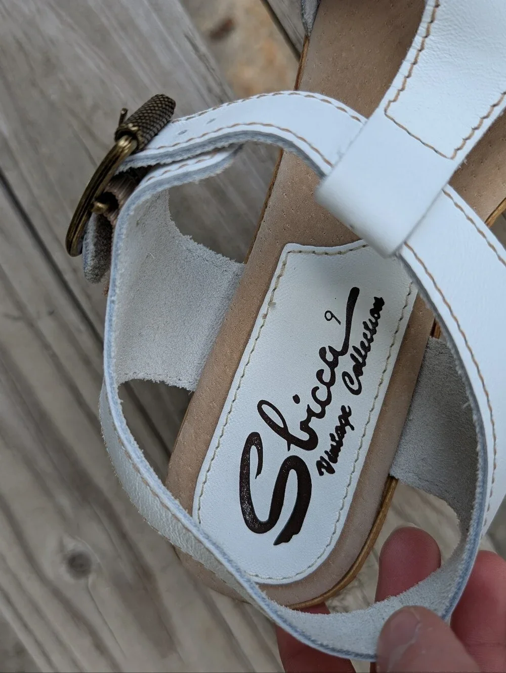 Sbicca Vintage Collection platform Sandals Size 40 (9)