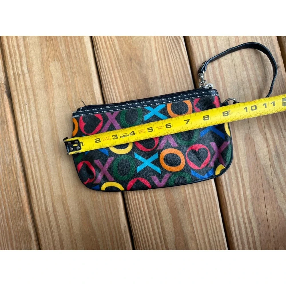 VTG Y2K 90's XOXO Logo All Over  Print Wristlet Wallet Purse
