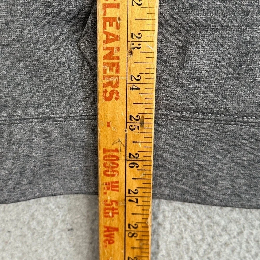 The North Face Hoodie Mens Large Grey Graphic Pullover Sweatshirt Drawstring