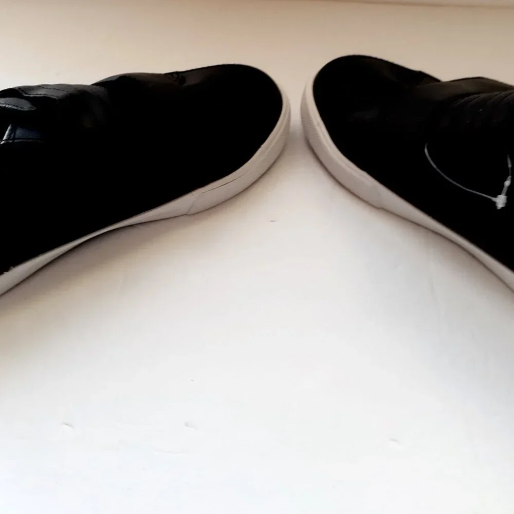 Falls Creek Boys Shoes Jesse Black Faux Leather Size 3 New