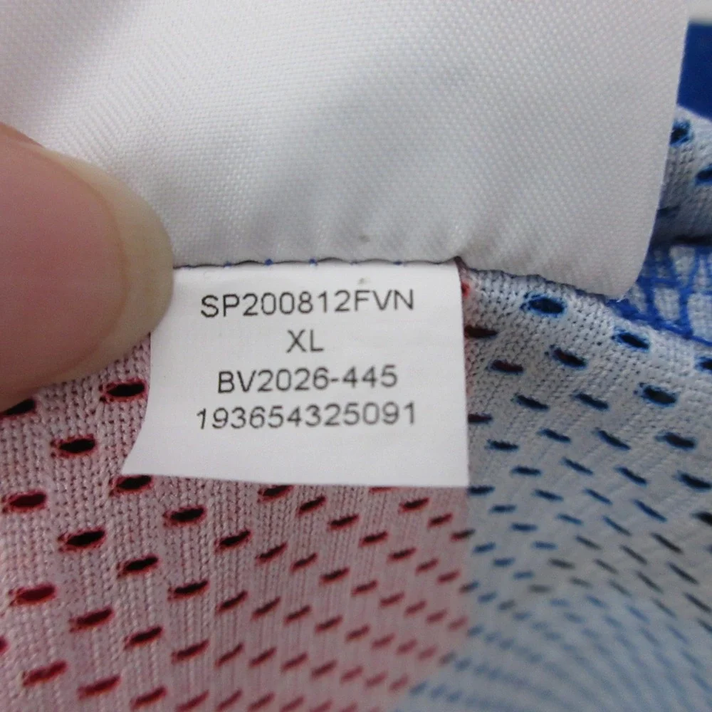 Nike Air Jordan Paris Saint Germain Shirt Men‎ XL Mesh HYPER Blue Red