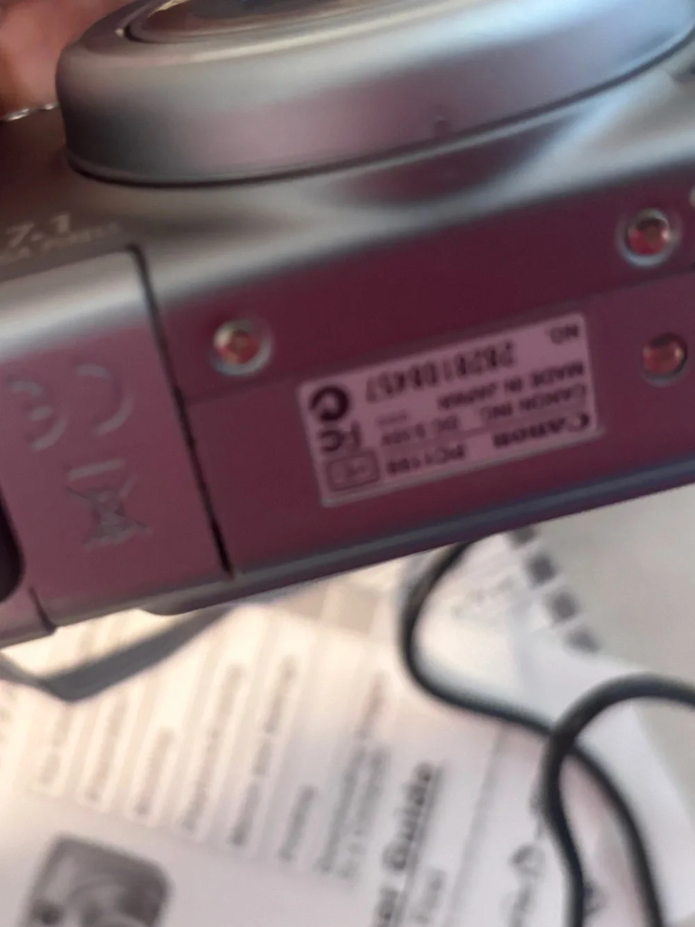 Canon powershot a710