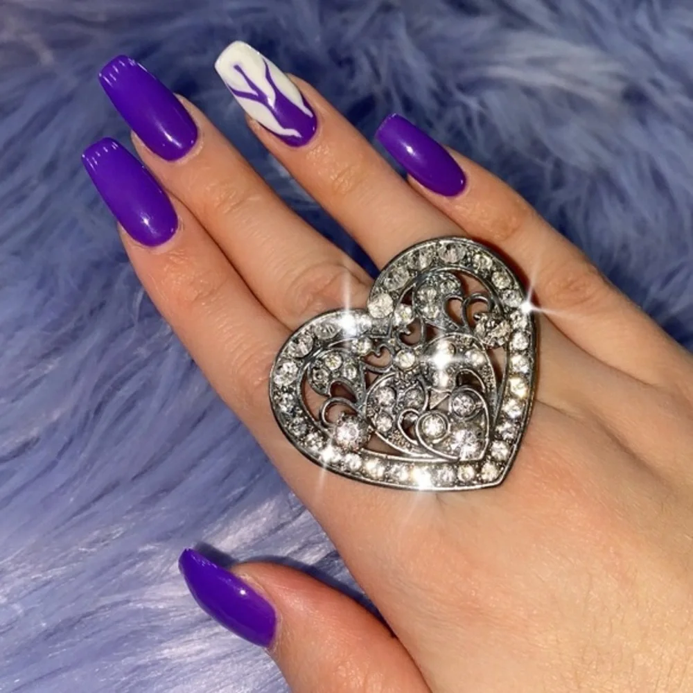 Vintage Diamond Heart Shaped Ring