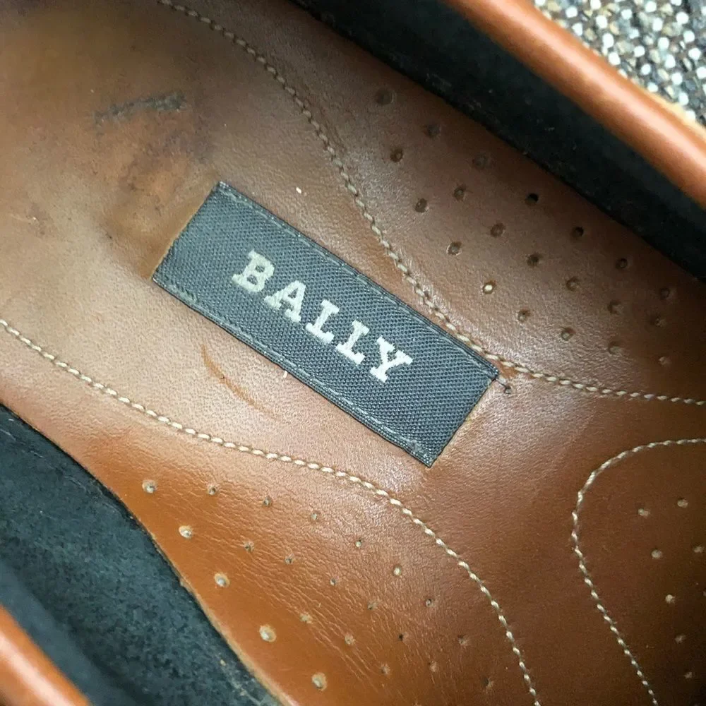 Bally 2 Tone Penny Loafers Mens Size 7