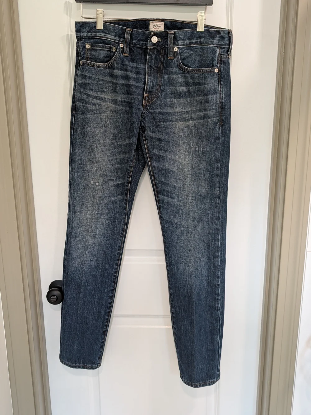 J. Crew Slim Straight Dark Blue Jeans 100% Cotton