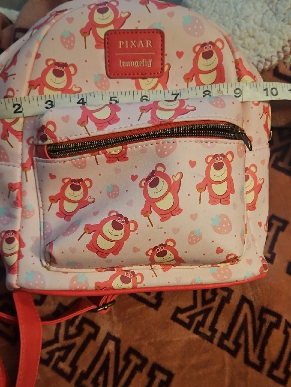 Loungefly Pink Lotso Mini Backpack