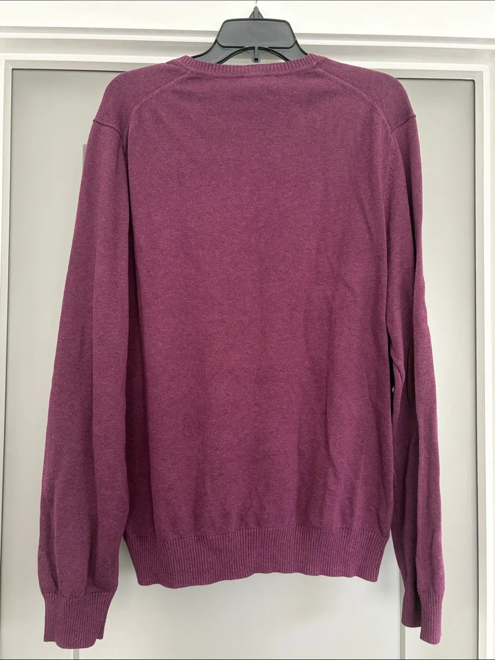 NWT Jos A Bank Traveler Pima Sweater in Plum