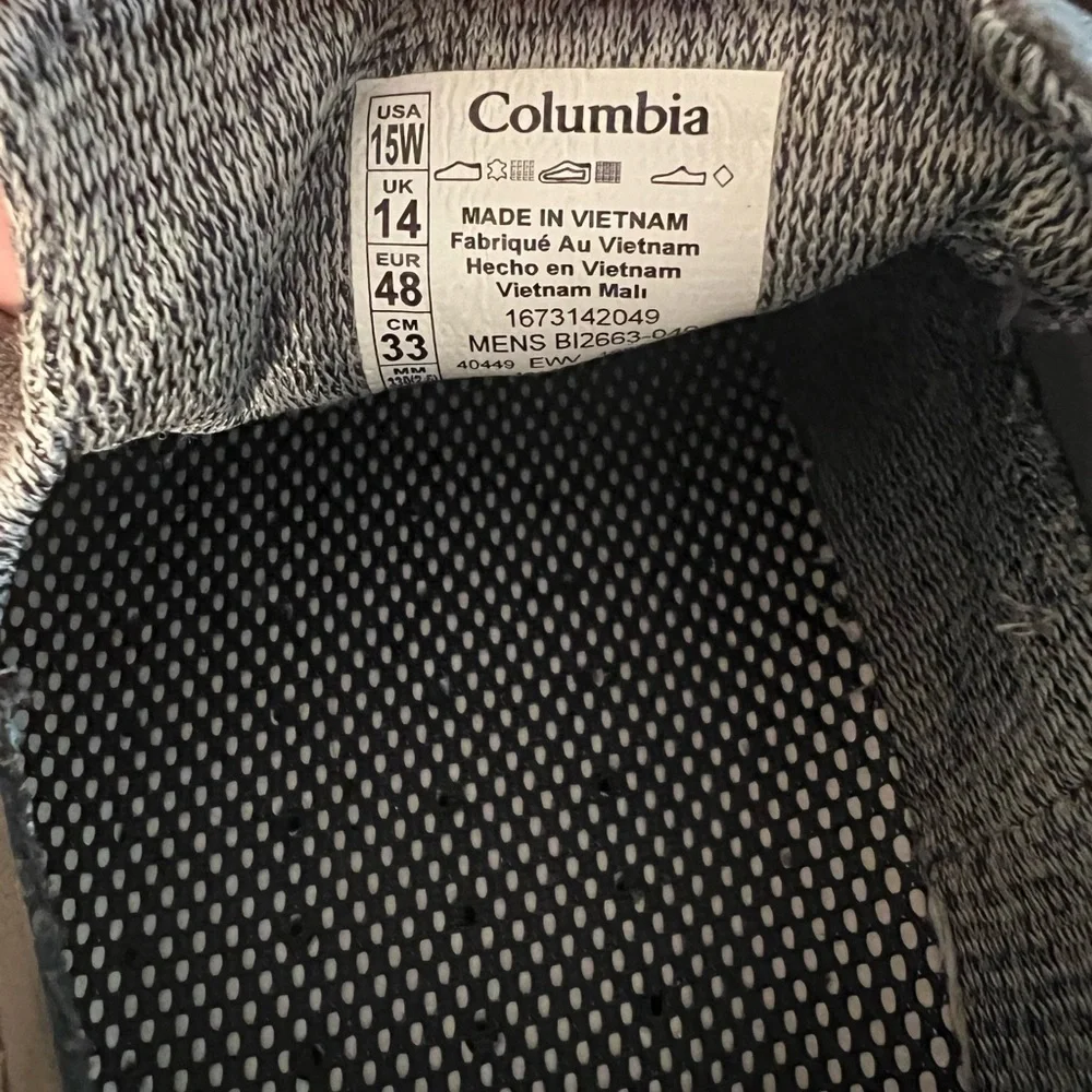 Columbia slide worn or