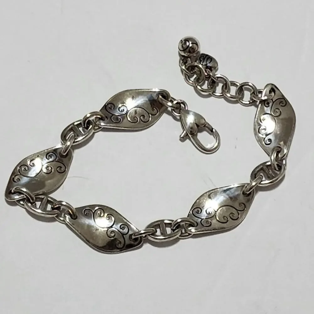 Brighton‎ scrolled silver plated twirl bracelet